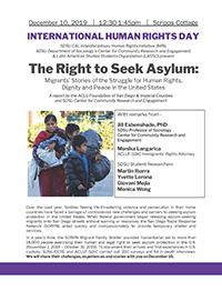 The Right to Seek Asylum flyer - click on link below to download